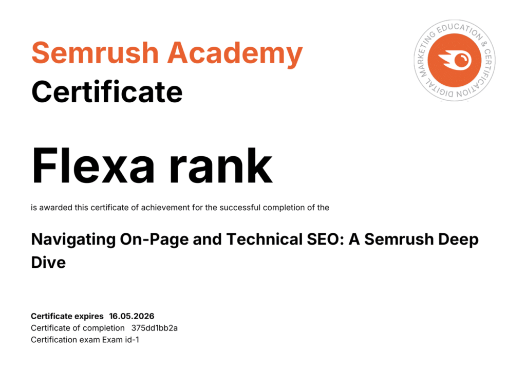 Certificate 2